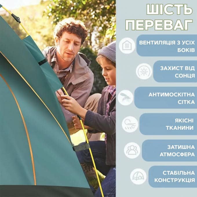 Туристична намет що автоматично складається